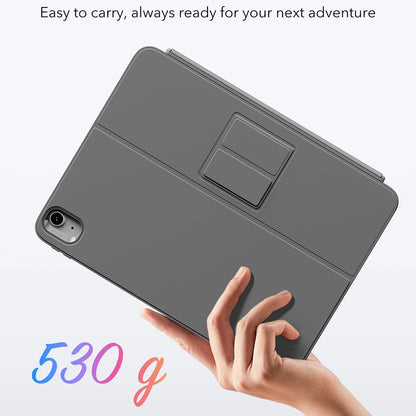 Custodia con Tastiera per Apple iPad (2025) / (2022), ESR, Flex, Grigio