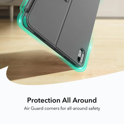 Custodia con Tastiera per Apple iPad Air 11 (2026) / iPad Air 11 (2025) / Air 11 (2024) / Air (2022) / Air (2020), ESR, Flex, Grigio