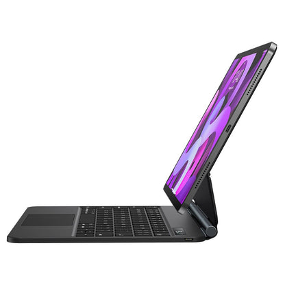 Custodia con Tastiera per Apple iPad Air (2022) / Air (2020) / Pro 11 (2018), Baseus, Brilliance with Digital Display, Grigio