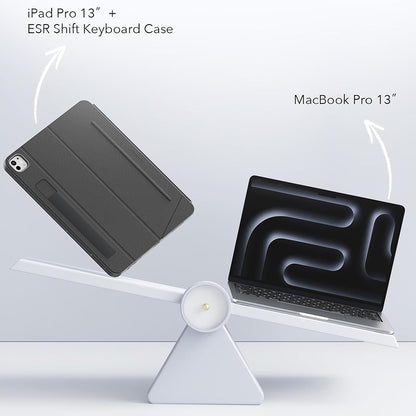 Custodia con Tastiera per Apple iPad Pro 13 (2024), ESR, Shift, Grigio