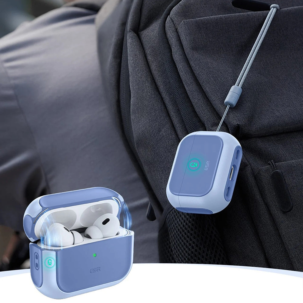 Custodia ESR Orbit Hybrid per Apple AirPods Pro 3, Blu