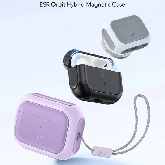 Custodia ESR Orbit Hybrid per Apple AirPods Pro 3, Viola