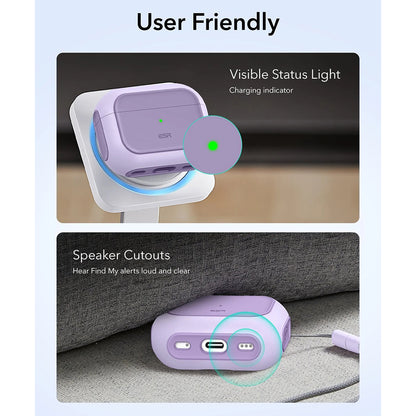 Custodia ESR Orbit Hybrid per Apple AirPods Pro 3, Viola