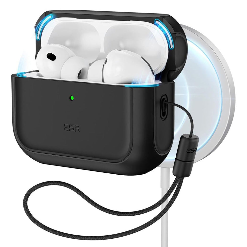 Custodia ESR Orbit Hybrid per Apple AirPods Pro 3, Nera