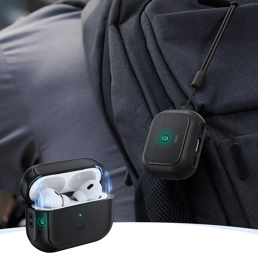 Custodia ESR Orbit Hybrid per Apple AirPods Pro 3, Nera