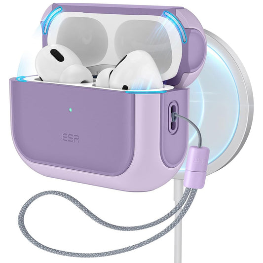 Custodia ESR Orbit Hybrid per Apple AirPods Pro Series, Viola