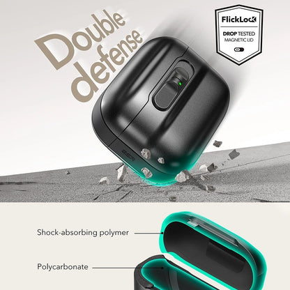 Custodia ESR Pulse Magnetic FlickLock per Apple AirPods Pro 3, Bianca