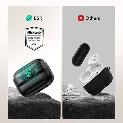 Custodia ESR Pulse Magnetic FlickLock per Apple AirPods Pro 3, Bianca