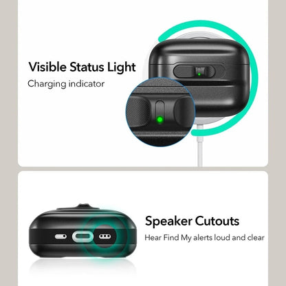 Custodia ESR Pulse Magnetic FlickLock per Apple AirPods Pro 3, Bianca