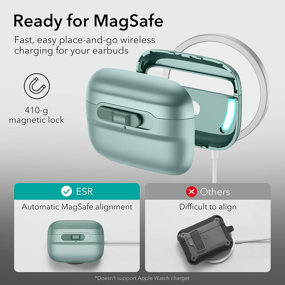 Custodia ESR Pulse per Apple AirPods 4, Blu