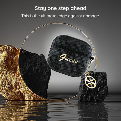 Custodia Guess 4G Charm per Apple AirPods 4, Marrone