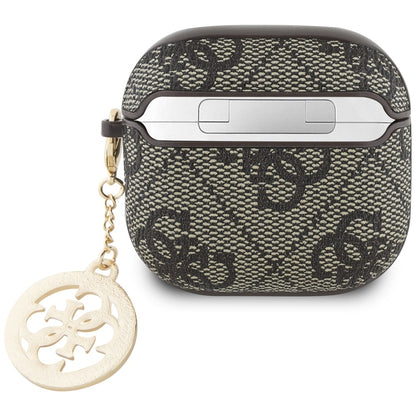 Guess 4G Strass Charm Case for Apple AirPods 4, Brown