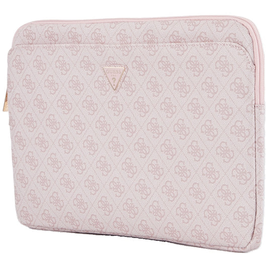 Custodia Guess 4G Triangle Logo per Laptop 14 pollici, Rosa