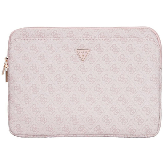 Custodia Guess 4G Triangle Logo per Laptop 14 pollici, Rosa