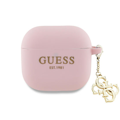 Custodia Guess W/4G Charm per Apple AirPods 4, Rosa