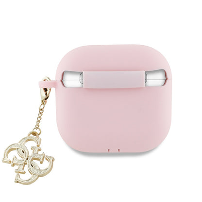 Custodia Guess W/4G Charm per Apple AirPods 4, Rosa