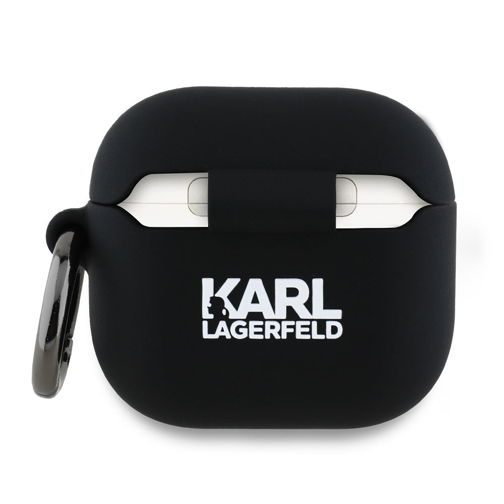 Karl Lagerfeld 3D Choupette's Head Case for Apple AirPods 4, Black