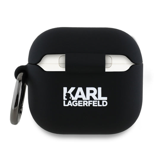Custodia Karl Lagerfeld 3D Choupette's Head per Apple AirPods 4, Nera