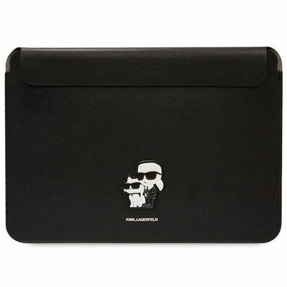 Custodia Karl Lagerfeld Saffiano per Laptop 14 pollici, Nera