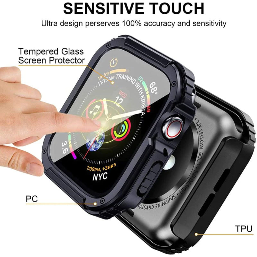 Custodia Lito Armor 360 per Apple Watch 38mm Series, Blu