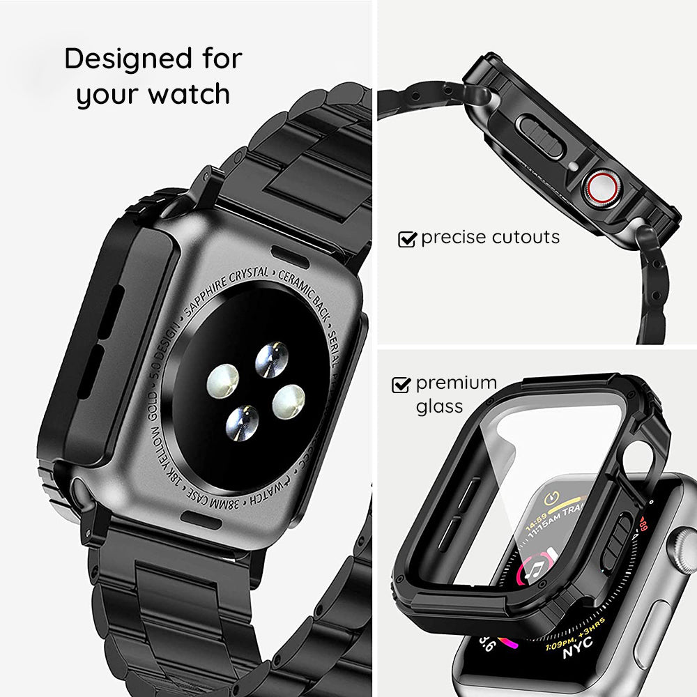Custodia Lito Armor 360 per Apple Watch 38mm Series, Blu