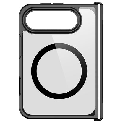 Custodia MagSafe con protezione della cerniera per Apple iPhone Duo, DUX DUCIS, Aimo, nera