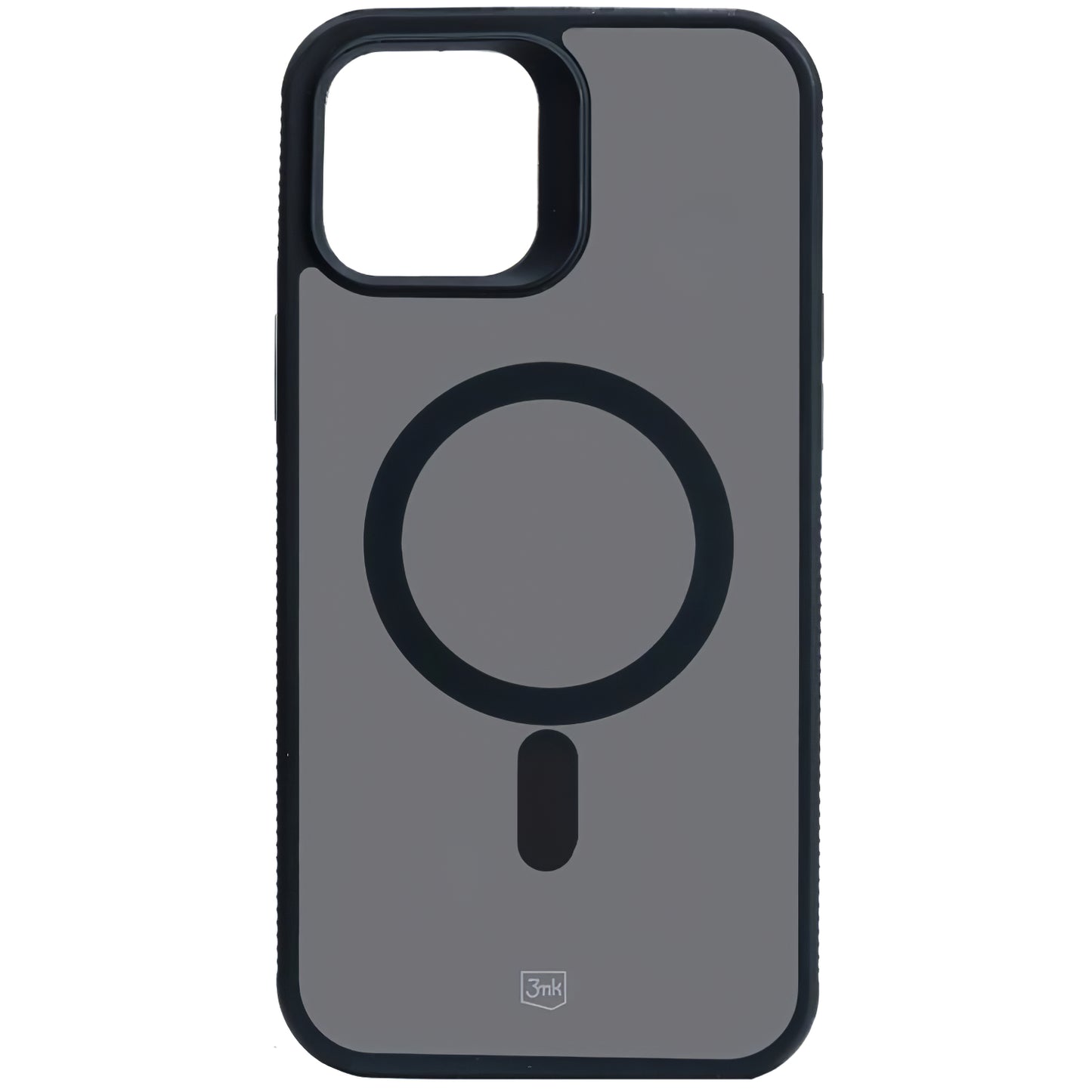 Custodia MagSafe per Apple iPhone 12 / 12 Pro, 3MK, Smoke MagCase, Nera
