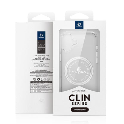 Custodia MagSafe per Apple iPhone 16 Plus, DUX DUCIS, Clin, Trasparente