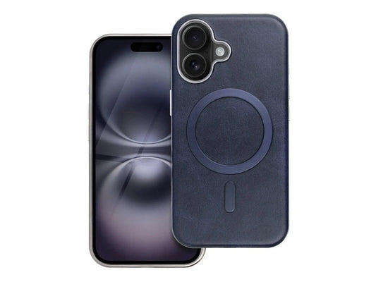 MagSafe Case for Apple iPhone 16 Pro, OEM, Gentleman Mag, Navy Blue