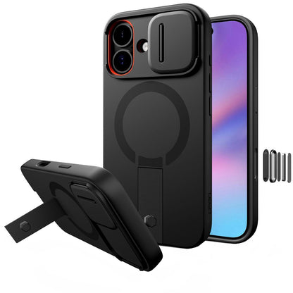 Custodia MagSafe per Apple iPhone 17, Tech-Protect, Kevlar Aura, Nera