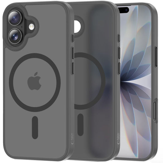 Custodia MagSafe per Apple iPhone 17, Tech-Protect, Magmat, Grigio Opaco