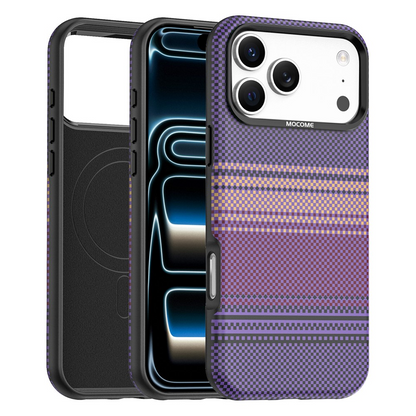 Custodia MagSafe per Apple iPhone 17 Pro Max, OEM, Gradient Rainbow, Viola