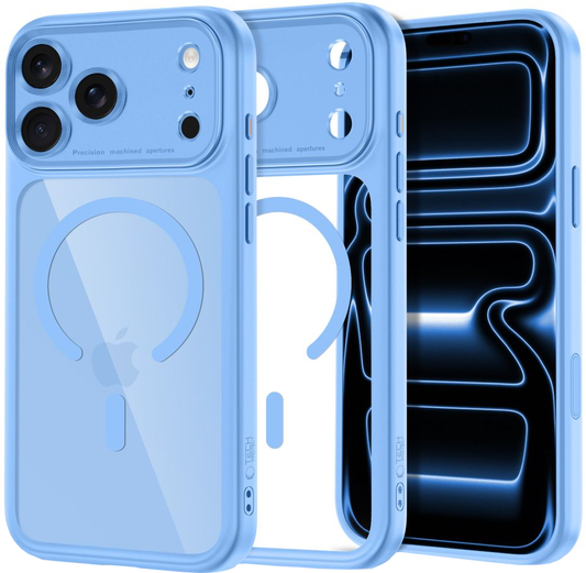 Custodia MagSafe per Apple iPhone 18 Pro Max / 17 Pro Max, Tech-Protect, MagPeak CC, Blu