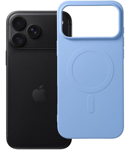 Custodia MagSafe per Apple iPhone 18 Pro Max / 17 Pro Max, OEM, Silicone Mag (Big Hole), blu