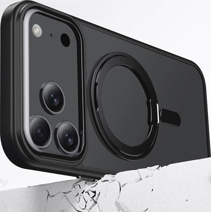 Custodia MagSafe per Apple iPhone 17 Pro Max, Tech-Protect, MagRing, Nera