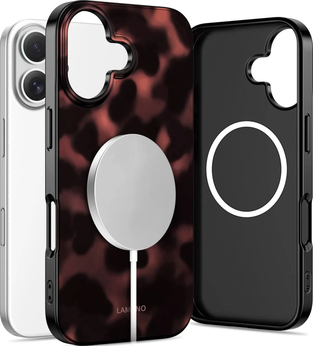 Custodia MagSafe per Apple iPhone 17, Tech-Protect, Lamano Panther, Nera