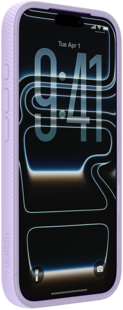 Custodia MagSafe per Apple iPhone 17 Pro, Belkin, SheerForce Grip, Viola MSA035hqLV