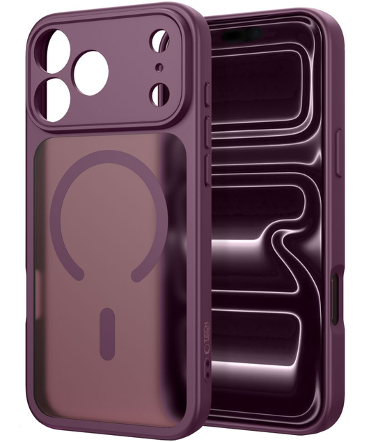 Custodia MagSafe per Apple iPhone 18 Pro Max / 17 Pro Max, Tech-Protect, BasicMag, Vinaccia Opaca