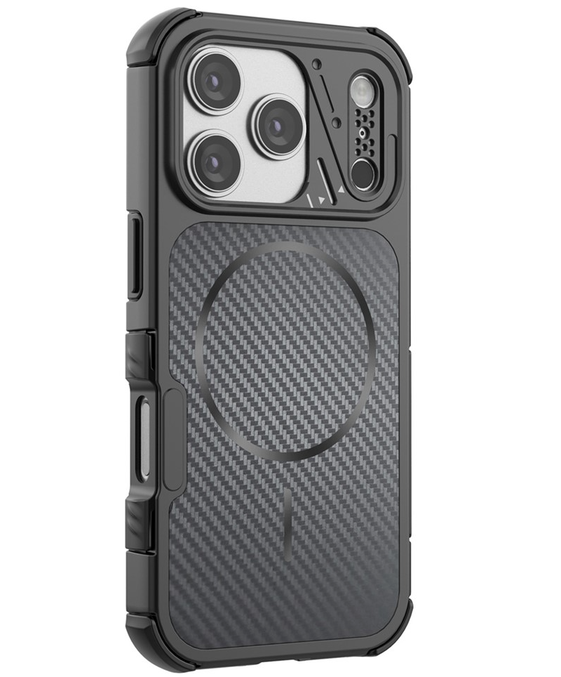 MagSafe Case for Apple iPhone 18 Pro Max / 17 Pro Max, OEM, Carbon and Corner Protection, Black