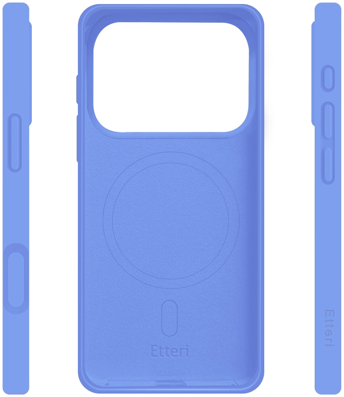 Custodia MagSafe per Apple iPhone 18 Pro Max / 17 Pro Max, Etteri, Silicone Mag, Blu