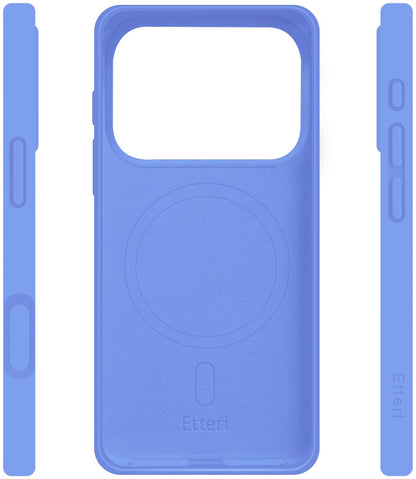 Custodia MagSafe per Apple iPhone 18 Pro Max / 17 Pro Max, Etteri, Silicone Mag, Blu