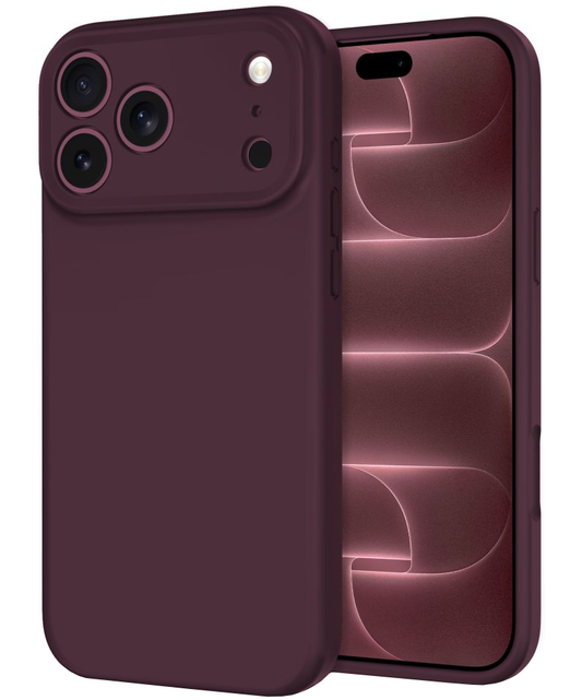 Custodia MagSafe per Apple iPhone 18 Pro Max / 17 Pro Max, Tech-Protect, silicone, color vinaccia