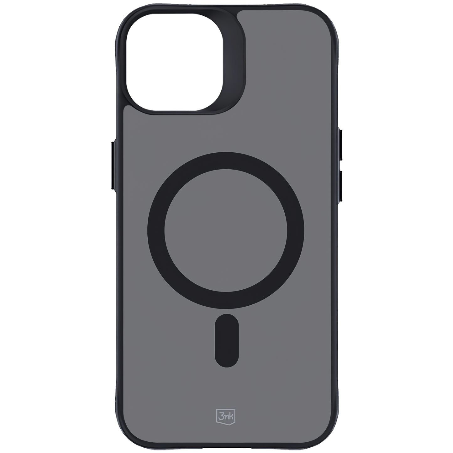 Custodia MagSafe per Apple iPhone 15, 3MK, Smoke MagCase, Nera