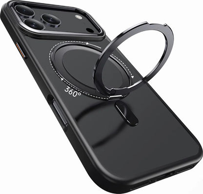 Custodia MagSafe per Apple iPhone 17 Pro Max, Tech-Protect, MagRing, Nera