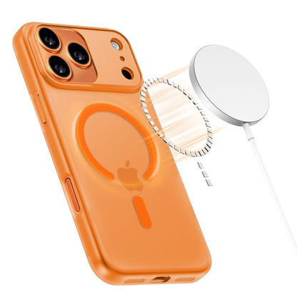 Custodia MagSafe per Apple iPhone 17 Pro Max, Tech-Protect, MagSlim, Arancione Opaco