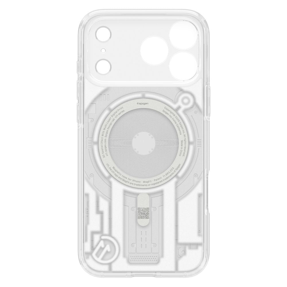 Custodia MagSafe per Apple iPhone 18 Pro Max / 17 Pro Max, Spigen, C11 Ultra Hybrid MagFit Element, bianca ACS12307