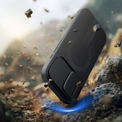 Custodia MagSafe per Apple iPhone 17, Tech-Protect, Kevlar Aura, Nera