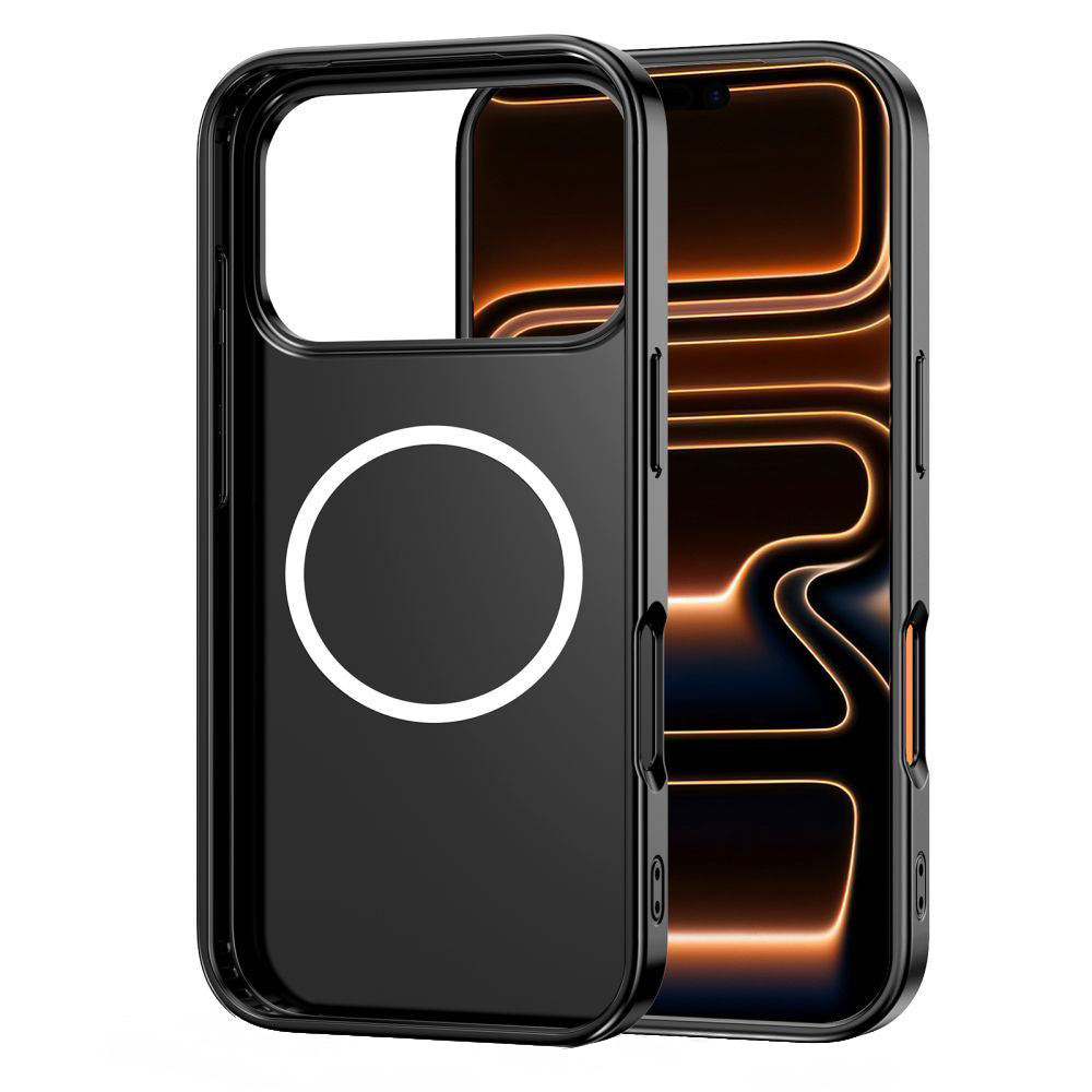 Custodia MagSafe per Apple iPhone 17 Pro Max, Tech-Protect, Lamano Velvet Night, Nera