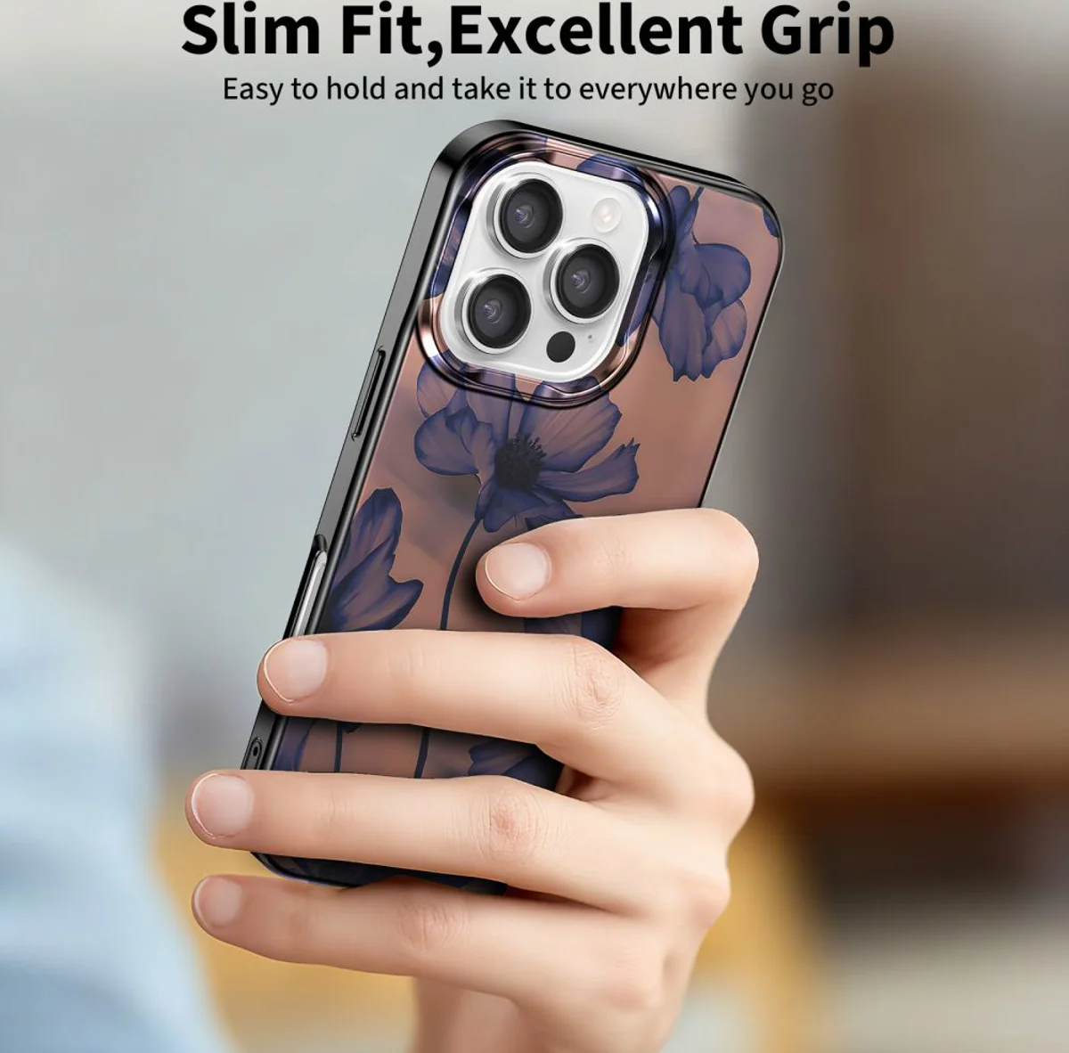 Custodia MagSafe per Apple iPhone 16 Pro Max, Tech-Protect, Lamano Velvet Night, Nera