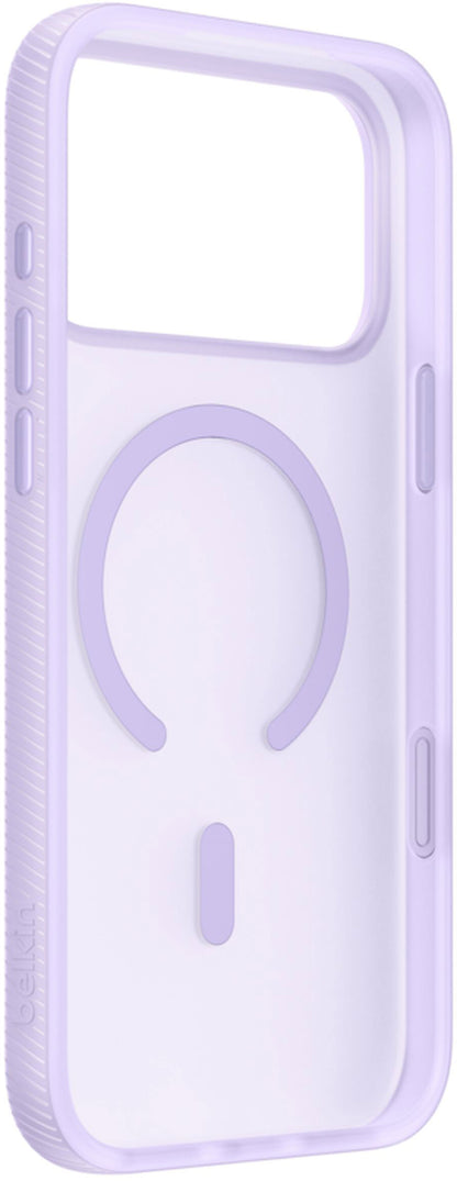 Custodia MagSafe per Apple iPhone 17 Pro, Belkin, SheerForce Grip, Viola MSA035hqLV